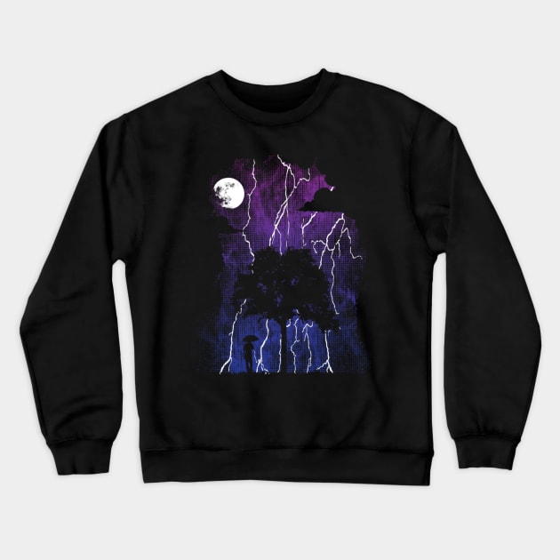 Electric Storm Crewneck Sweatshirt by Daletheskater